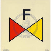 Marine Fire Sign, IMO Fire Control Symbol: Foam Section Valve